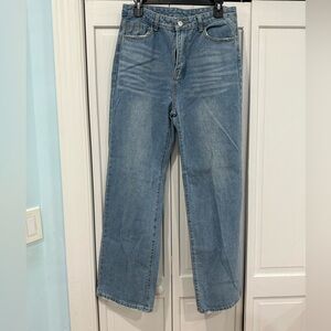 SHEIN high waist solid jeans